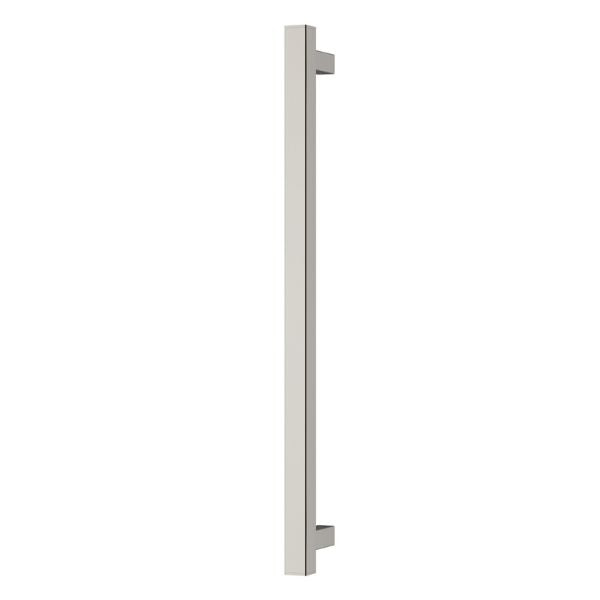 Phoenix Heated Towel Rail Square 600mm - Brushed Nickel