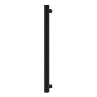 Phoenix Heated Towel Rail Square 600mm - Matte Black - 651-8760-10