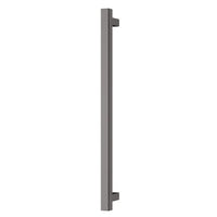 Phoenix Heated Towel Rail Square 800mm - Brushed Carbon - 651-8761-31