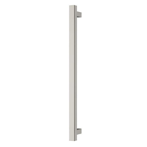 Phoenix Heated Towel Rail Square 800mm - Brushed Nickel