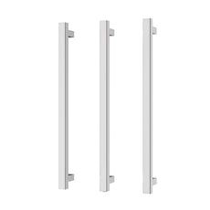 Phoenix Heated Triple Towel Rail Square 600mm - Chrome - 651-8762-00