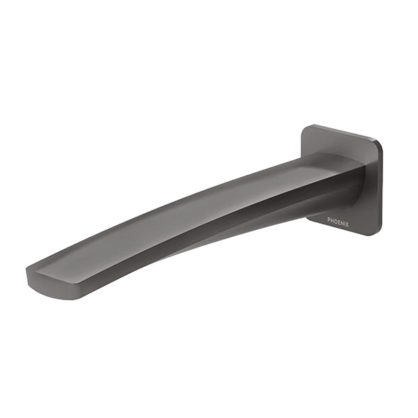 Phoenix Mekko Wall Basin Outlet 200mm - Brushed Carbon