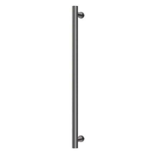 Phoenix Heated Towel Rail Round 800mm - Brushed Carbon
