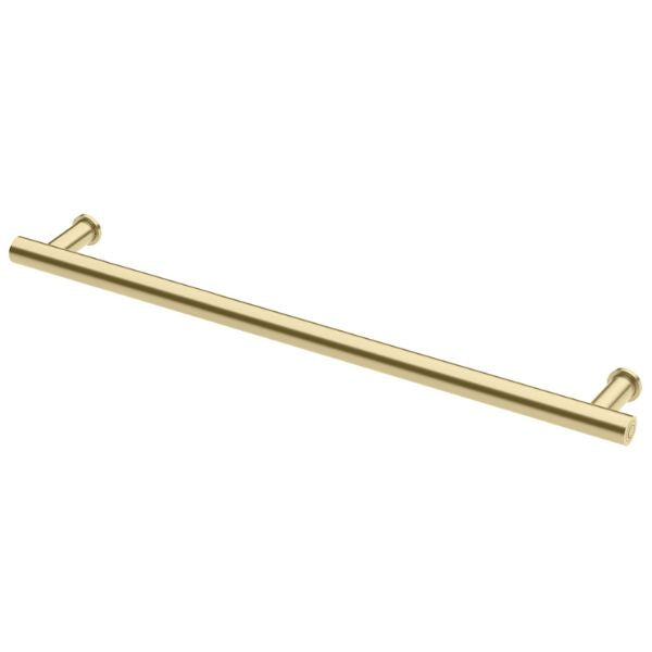 Phoenix Heated Towel Rail Round 800mm - Brushed Gold