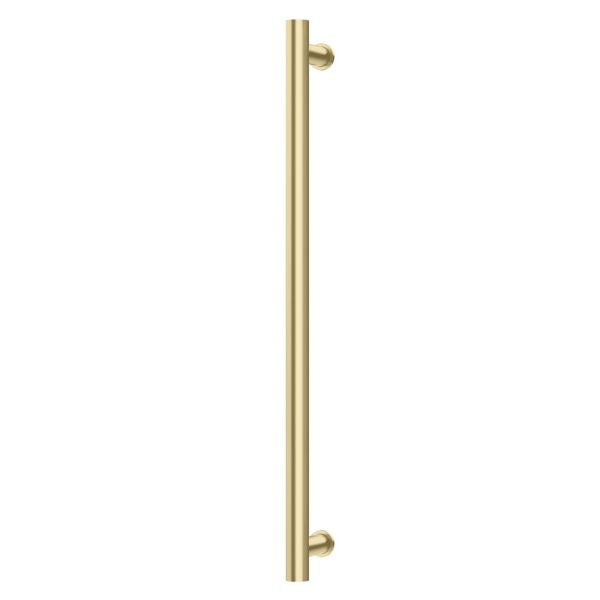 Phoenix Heated Towel Rail Round 800mm - Brushed Gold