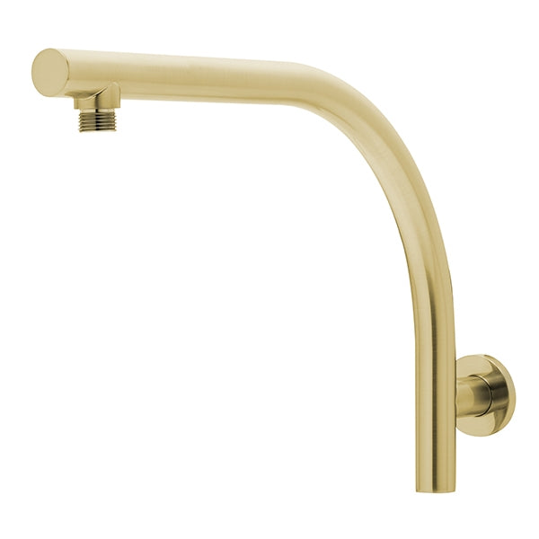 Phoenix Rush High-Rise Shower Arm Only - Brushed Gold - The Blue Space
