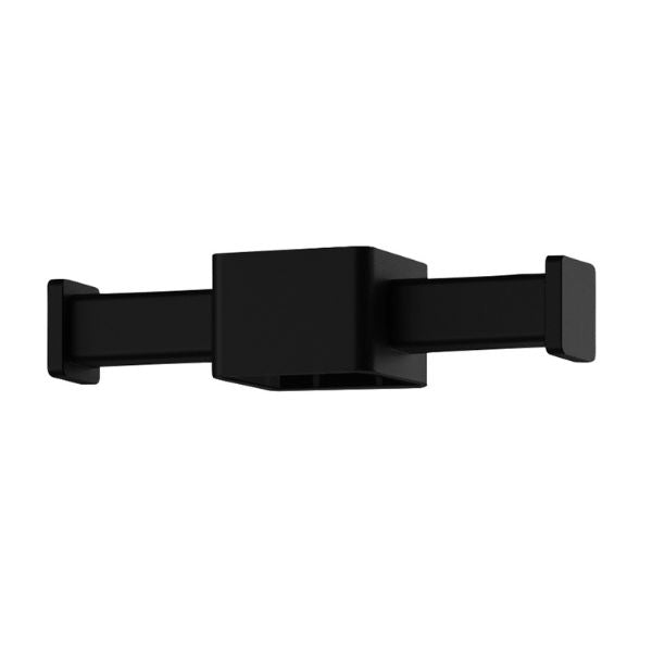 Phoenix Vertical Rail Hook Square - Matte Black - 651-8780-10