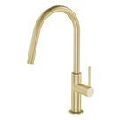 Phoenix Vivid Slimline Pull Out Sink Mixer Tap Brushed Gold - The Blue Space