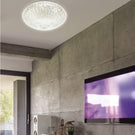 Telbix Lilac 18W LED CCT Ceiling Light Oyster | The Blue Space