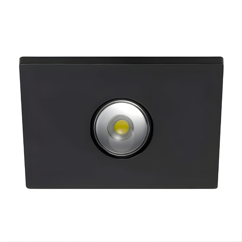 Telbix Snap 3W LED Square Stair Light Natural White - Black