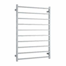 Thermogroup Wide 10 Bar Thermorail Straight Square Heated Towel Ladder 800mm - The Blue Space