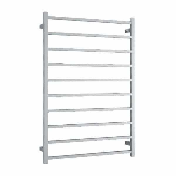 Thermogroup Wide 10 Bar Thermorail Straight Square Heated Towel Ladder 800mm