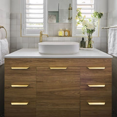 Timberline Bargo Floor Standing Vanity with Silksurface Top & Basin