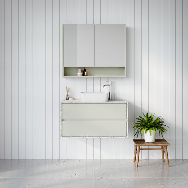Timberline Embrace Wall Hung Vanity by Shaynna Blaze - The Blue Space