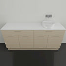 Timberline Taylor Floor Standing Vanity with SilkSurface Top & Basin 1800mm Right Bowl - The Blue Space