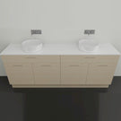 Timberline Taylor Floor Standing Vanity with SilkSurface Top & Basin 2100mm Double Bowl - The Blue Space