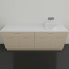Timberline Taylor Floor Standing Vanity with SilkSurface Top & Basin 2100mm Right Bowl - The Blue Space
