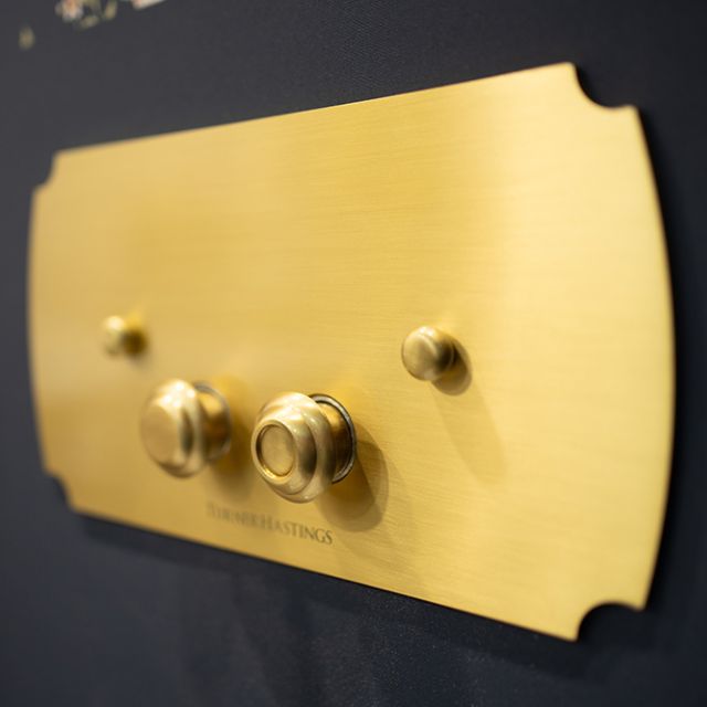 Turner Hastings Claremont Flush Plate Brushed Brass