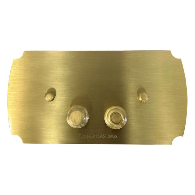 Turner Hastings Claremont Flush Plate Brushed Brass