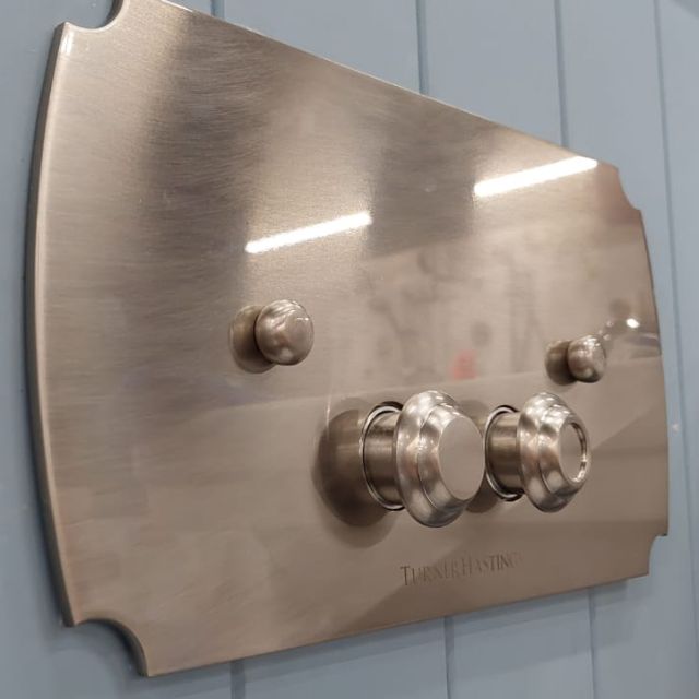 Turner Hastings Claremont Flush Plate Brushed Nickel