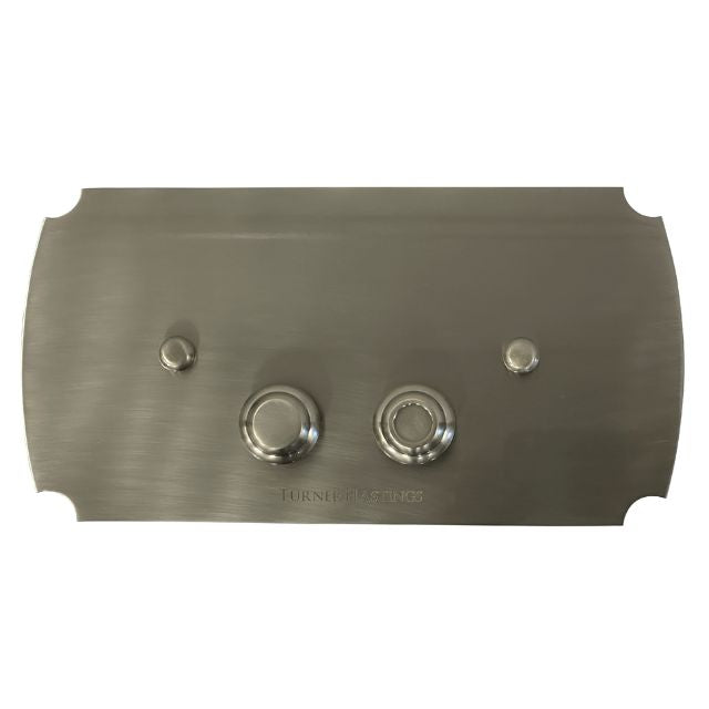 Turner Hastings Claremont Flush Plate Brushed Nickel