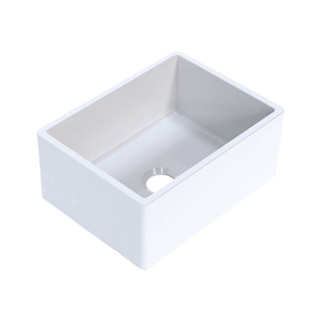 Turner Hastings Cove 60 Fireclay Butler Sink - White Gloss - CV60FS - The Blue Space