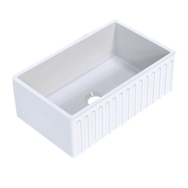 Turner Hastings Cove 75 Fireclay Butler Sink - CV75FS - The Blue Space