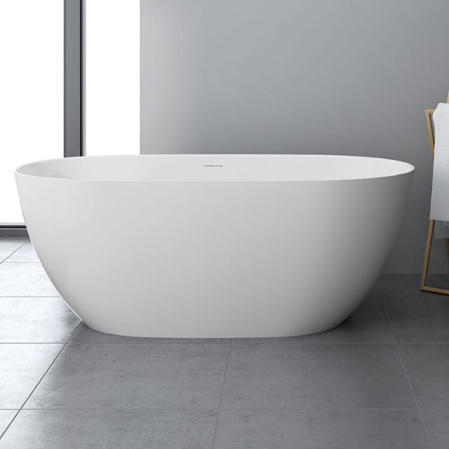 Turner Hastings Narva 1600 MagnaCast Free Standing Bath - Matte White