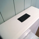 Turner Hastings Rectangle Matte Black Flush Button on Back To Wall Toilet Suites