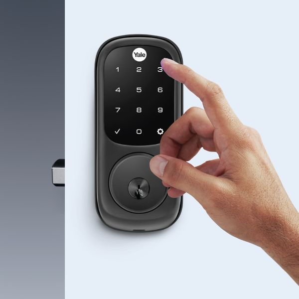 Yale Assure Keyed Electronic Digital Deadbolt Matt Black Online at The