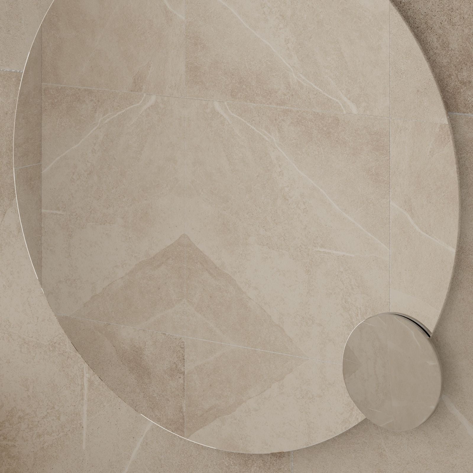 Lifestyle 2 Thermogroup Ablaze 3x 140mm Round Magnifying Mirror with Clip RM1403C - The Blue Space