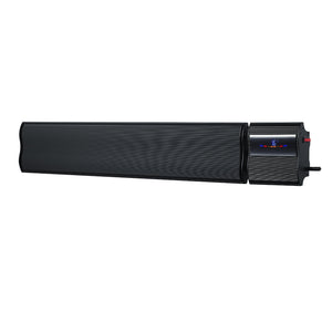 Thermogroup Lotus 2400W Wall Mounted Outdoor Heater with Remote & Wi-Fi 1540x150x215mm - Black