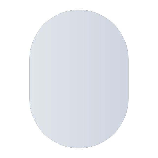 Thermogroup Pill Shape Polished Edge Mirror with Hangers 500x700mm DP5070HN - The Blue Space