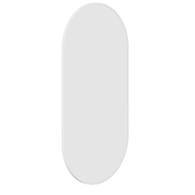 Thermogroup Pill White Framed Mirror HP5010W - The Blue Space