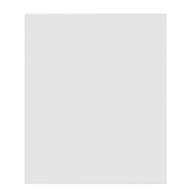 Front Thermogroup Rectangular White Framed Mirror CS9075W - The Blue Space