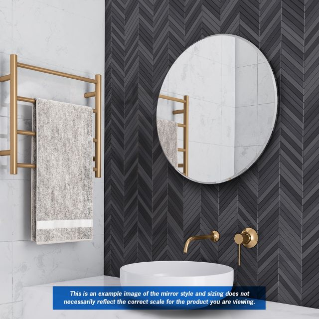 Lifestyle Thermogroup Round 18mm Bevel Edge Mirror 700mm KR7070HN - The Blue Space