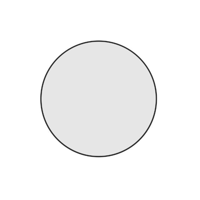 Thermogroup Round Black Framed Mirror 900mm
