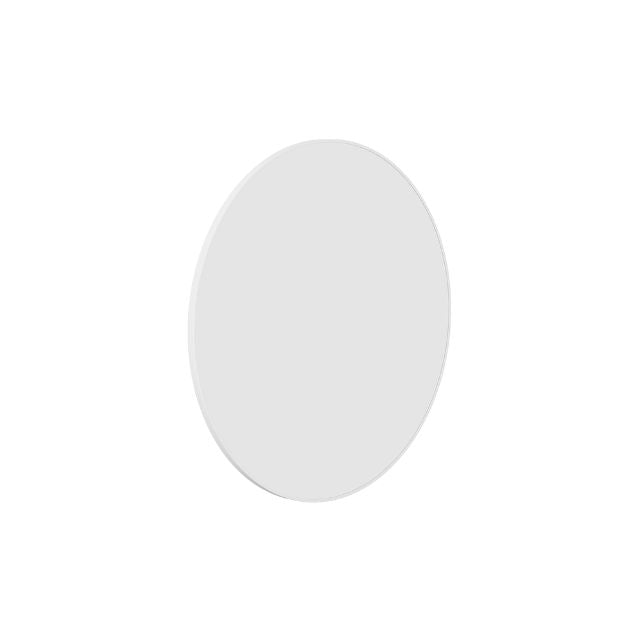Thermogroup Round White Framed Mirror 900mm