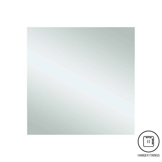 Thermogroup Square Polished Edge Mirror 750x750mm JS7575HN - The Blue Space