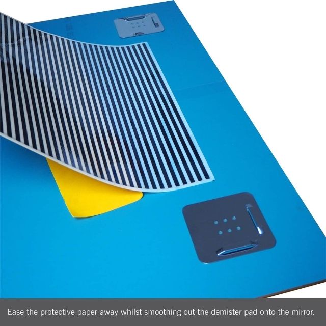 Usage 1 Thermogroup Thermomirror Demister Pad 280x410mm TM2841 - The Blue Space