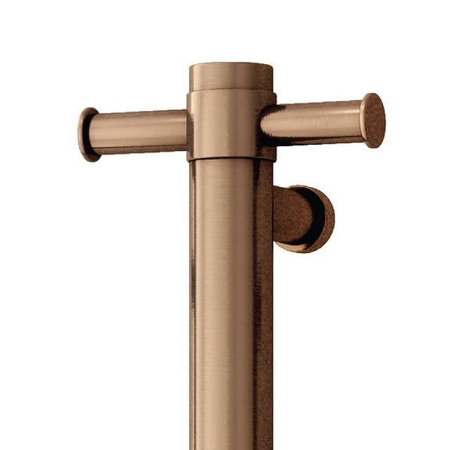 Thermogroup Thermorail 12 Volt Single Heated Towel Rail - Brushed Bronze