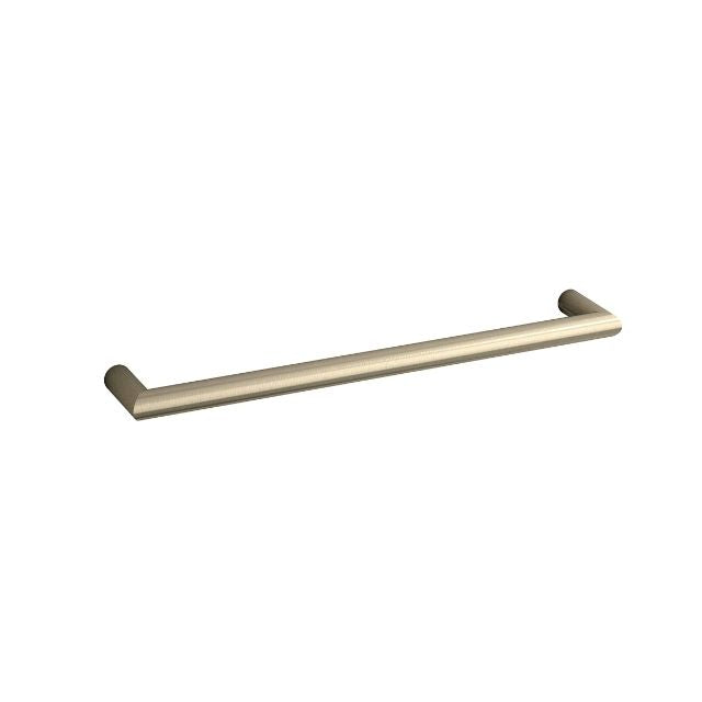 Thermogroup Thermorail Round Single Rail 632x32x100mm 18Watts - Brushed Nickel - Includes Transformer DSR6BN - The Blue Space