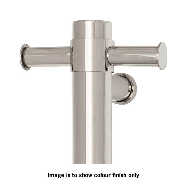 Thermogroup Thermorail Thin/Round 240Volt Vertical Heated Towel Rail - Polished Stainless
