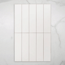 Thredbo Satin White Tile 75x300mm Online at The Blue Space