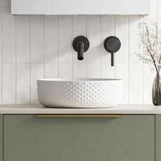 Timberline Allure Dimple White Above Counter Basin | The Blue Space