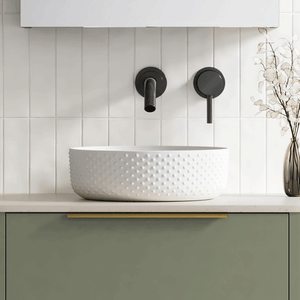 Timberline Allure Dimple White Above Counter Basin