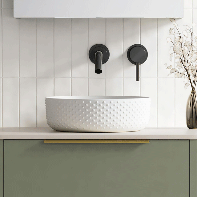 Timberline Allure Dimple White Above Counter Basin, Best Price Online ...