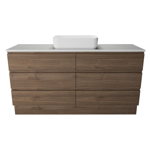 Timberline Ashton Floor Standing Vanity Cabinet Only 1200mm Centre Bowl ASH-VCO-1200-C-X-F | The Blue Space