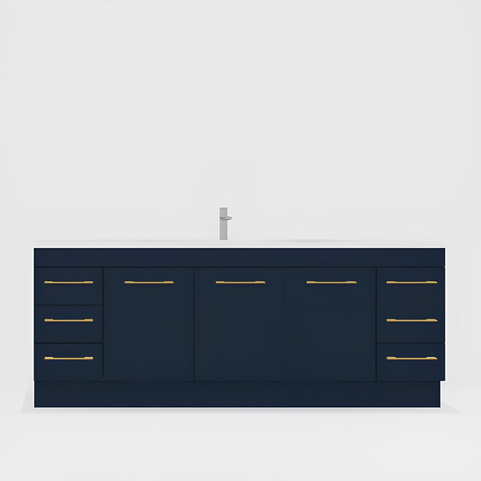 Timberline Bargo Floor Standing Vanity with Regal Mineral Composite Top