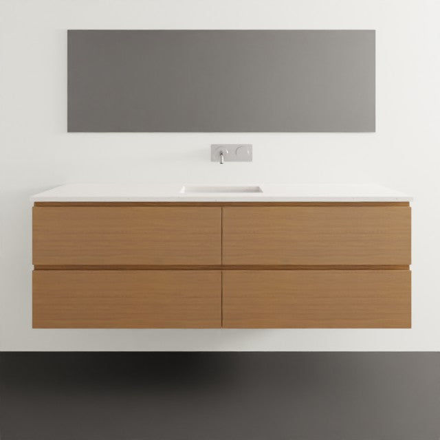 Timberline Billie Wall Hung Ensuite Vanity with SilkSurface Top and Under Counter Basin - 1500mm Double Bowl BIL-V-1500-D-SSU-W | The Blue Space